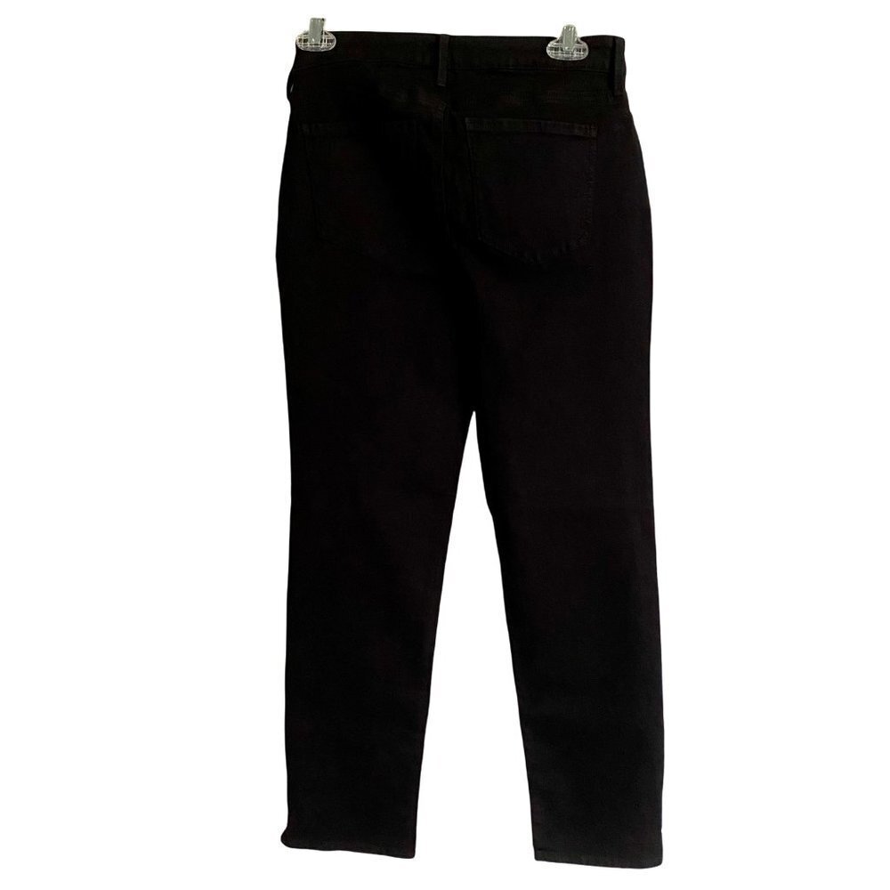 Curves 360 NYDJ Slim Straight Ankle Black Jeans Size 0